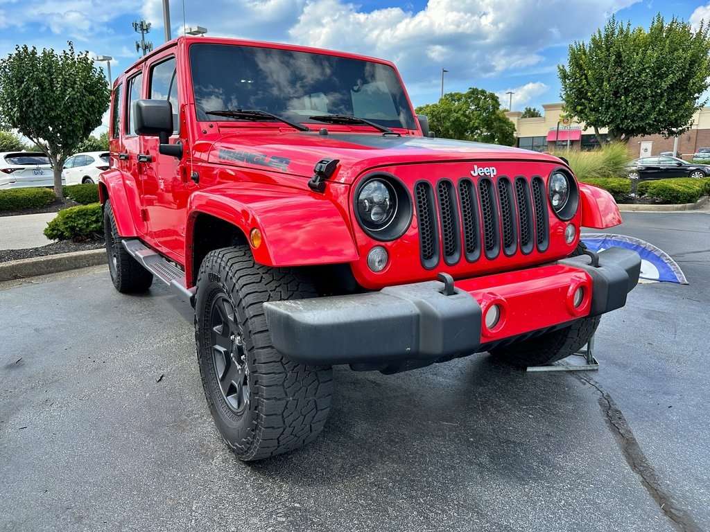 Used 2017 Jeep Wrangler Unlimited Sahara with VIN 1C4BJWEG7HL519247 for sale in Lexington, KY